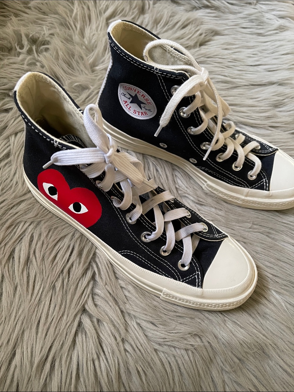 Converse comme des Garcons High-Top Sneakers - Picture 3 of 10